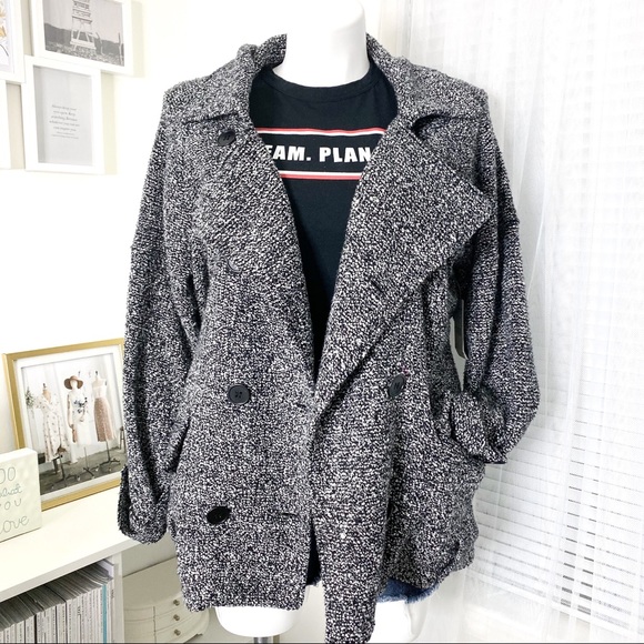 Free People Jackets & Blazers - Free People Slouchy Moto Jacket Women’s Size Large